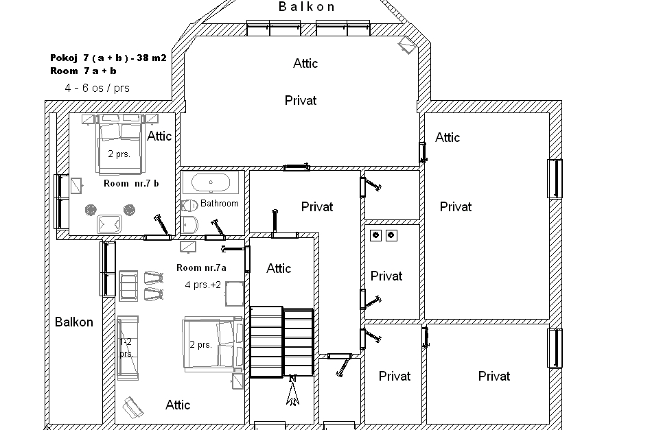 Apartmán 7 Pension Apollo Špindlerùv Mlýn